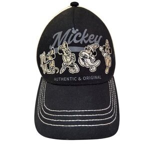 Disney Parks Mickey Mouse ''Through the Years'' Baseball Cap - black & cream OS